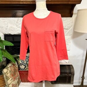 C. Wonder Women's Coral Top with Pocket NWOT Size Medium